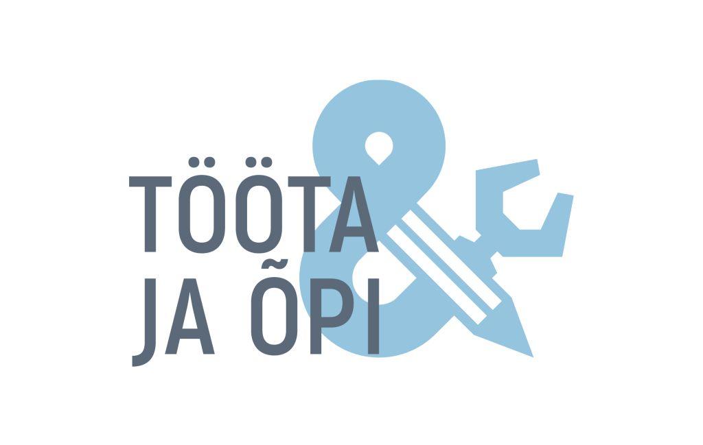 Kiri "Tööta ja õpi" ja pliiats, Logo